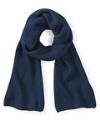 B469 Metro Knitted Scarf French Navy colour image